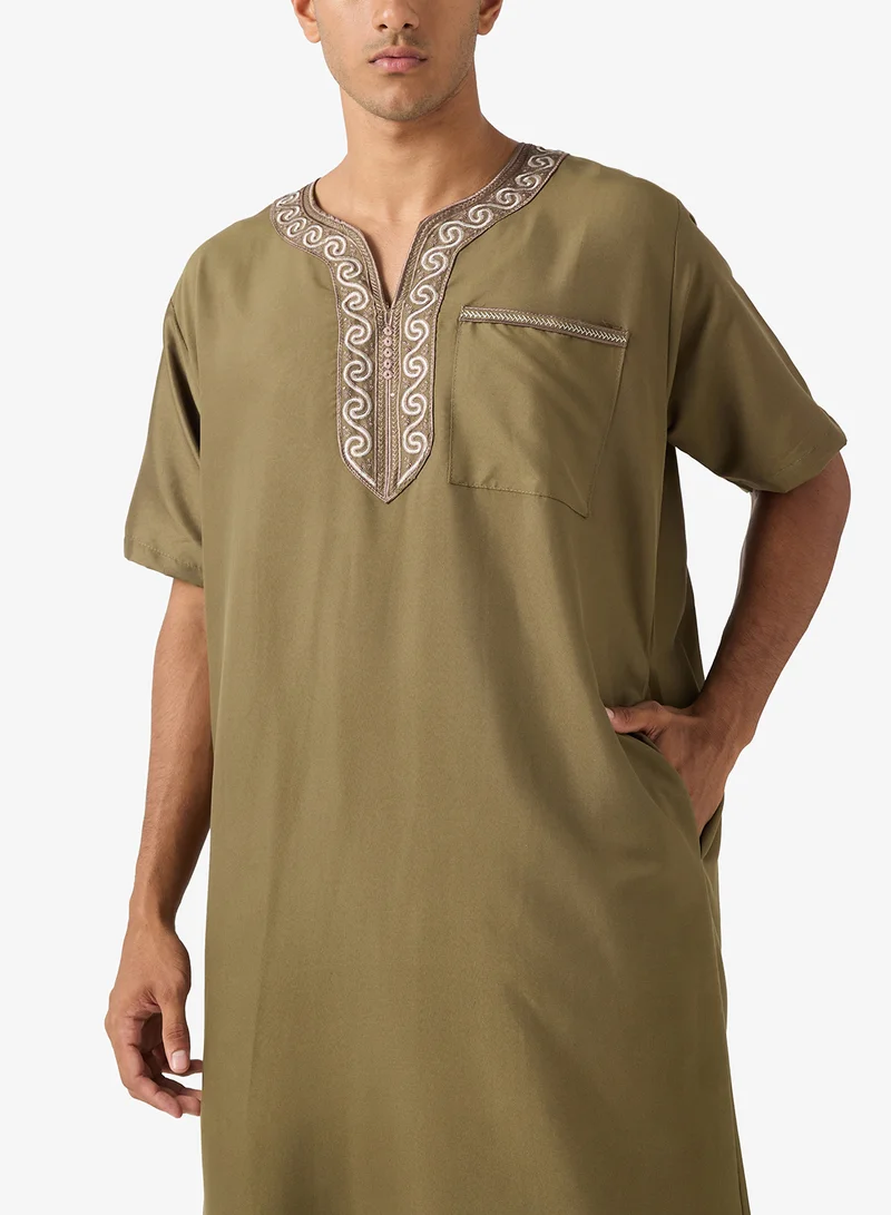 Robert Wood  Morrocan Classic Thobe for Men | Best Price UAE